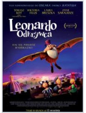 Plakat filmu Leonardo. Odkrywca